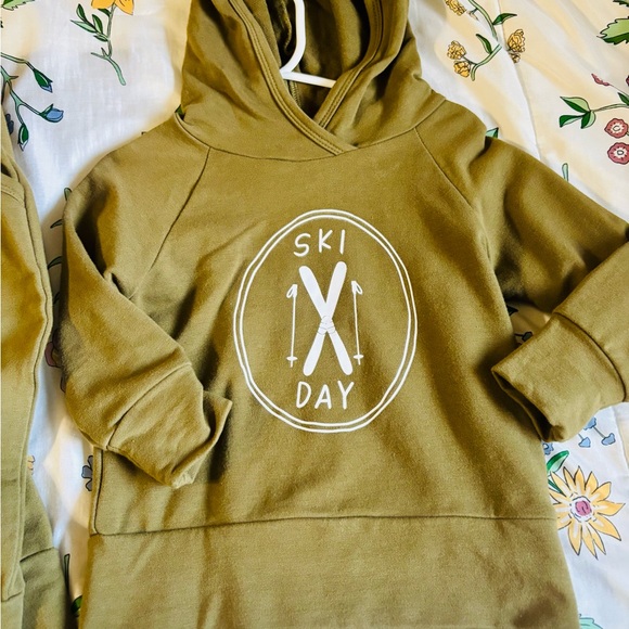 Mebie baby Olive green jogger set 2y - Picture 2 of 4